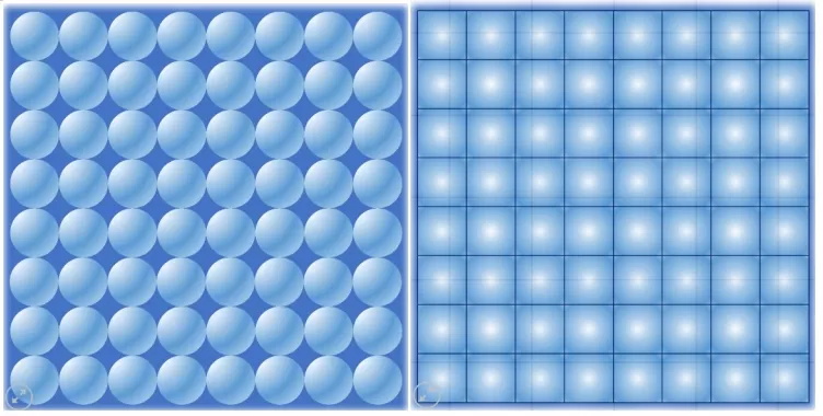 The Principle and Application of Micro Lens Array