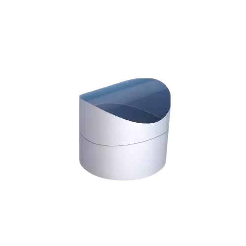 Ахроматическая цилиндрическая линза, скрепленная клеем.