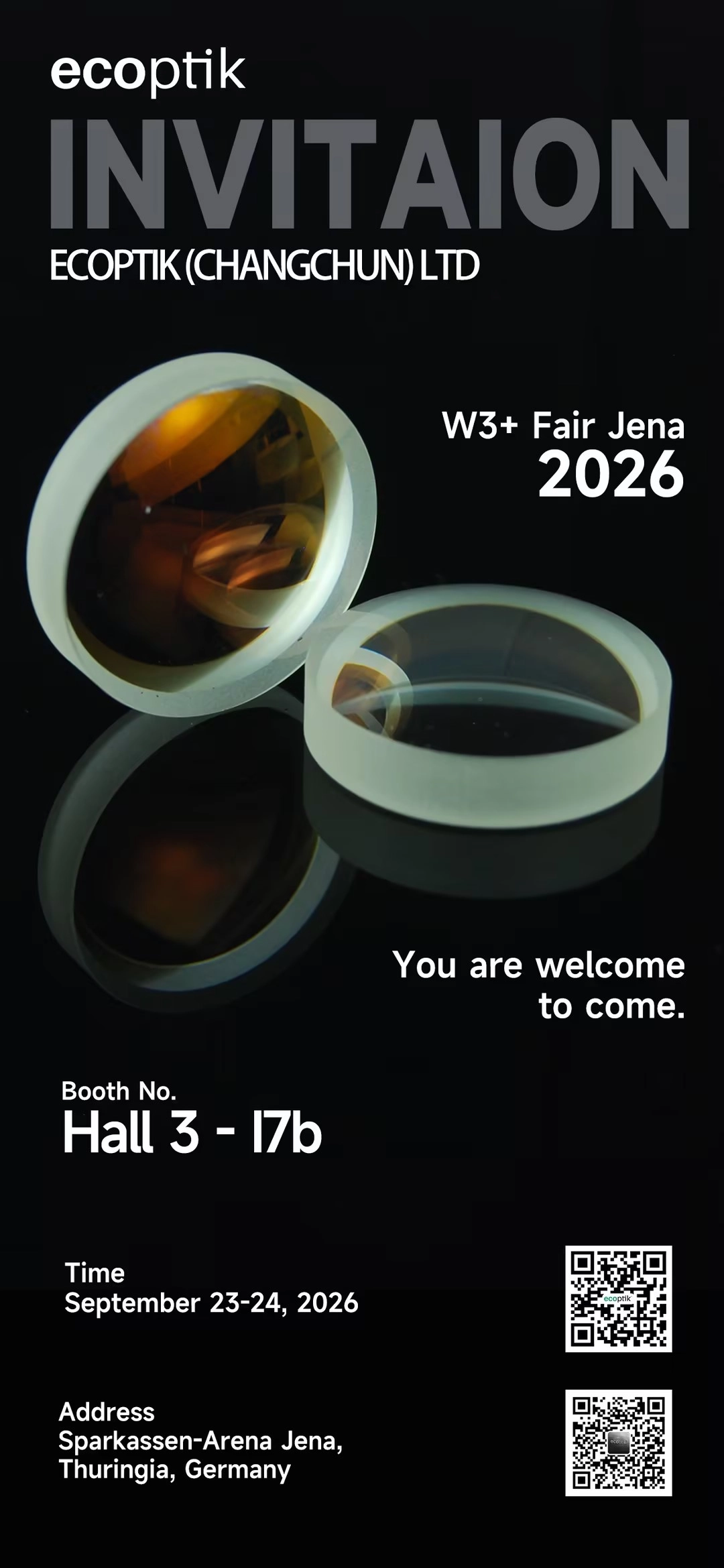 ECOPTIK на выставке W3+ в Йене 2026
